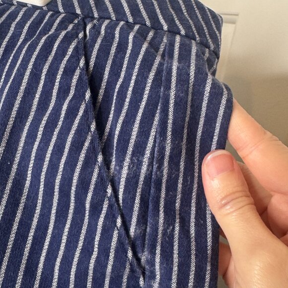 Blue and White Stripe BCG Shorts, Size 16 - Picture 6 of 10